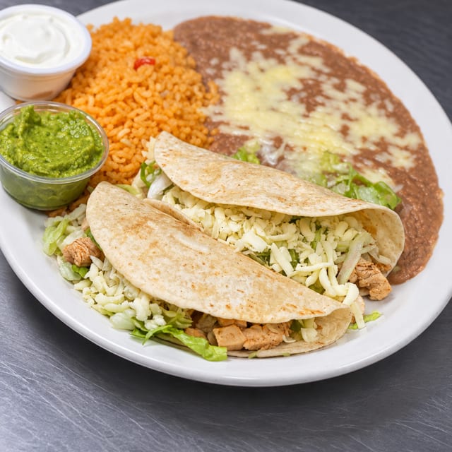 Two Grilled Tacos.