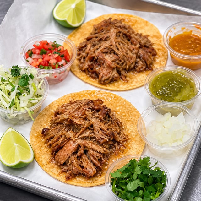 Carnitas Street Tacos.